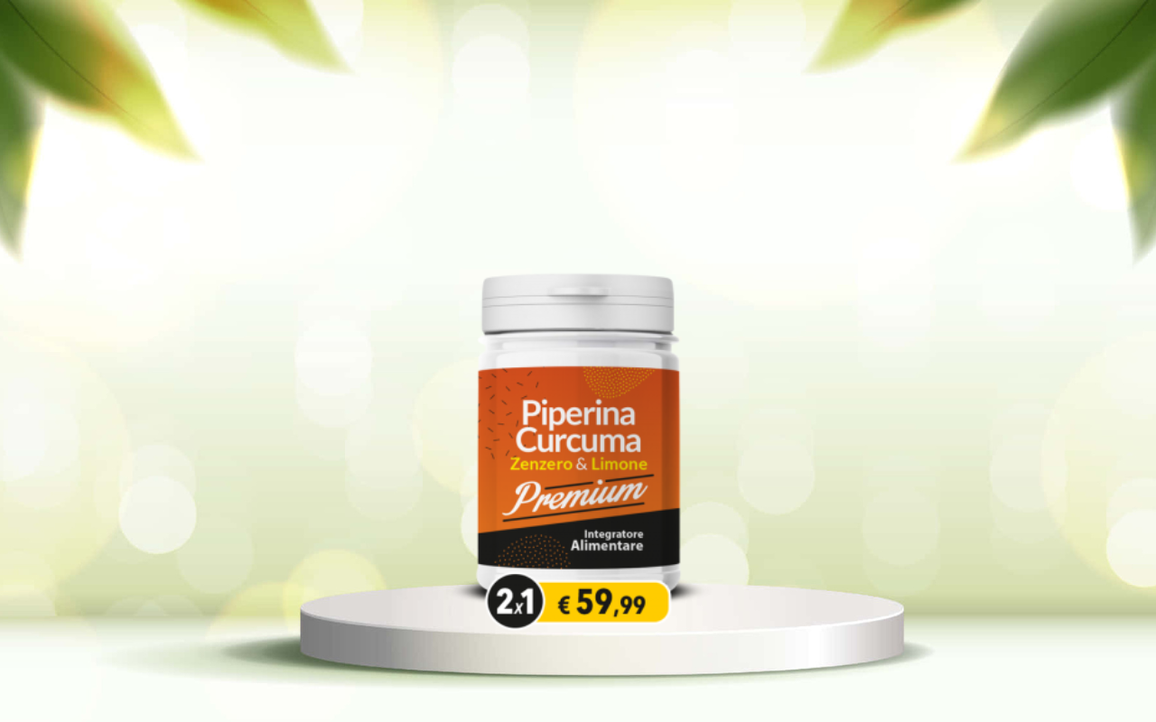 Prova piperina e curcuma premium: detox naturale per intestino e metabolismo attivo